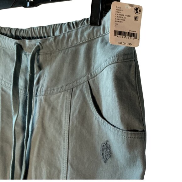 Free People Movement – For Real Crop Pants – Summer Storm – Small – NWT - Picture 4 of 14
